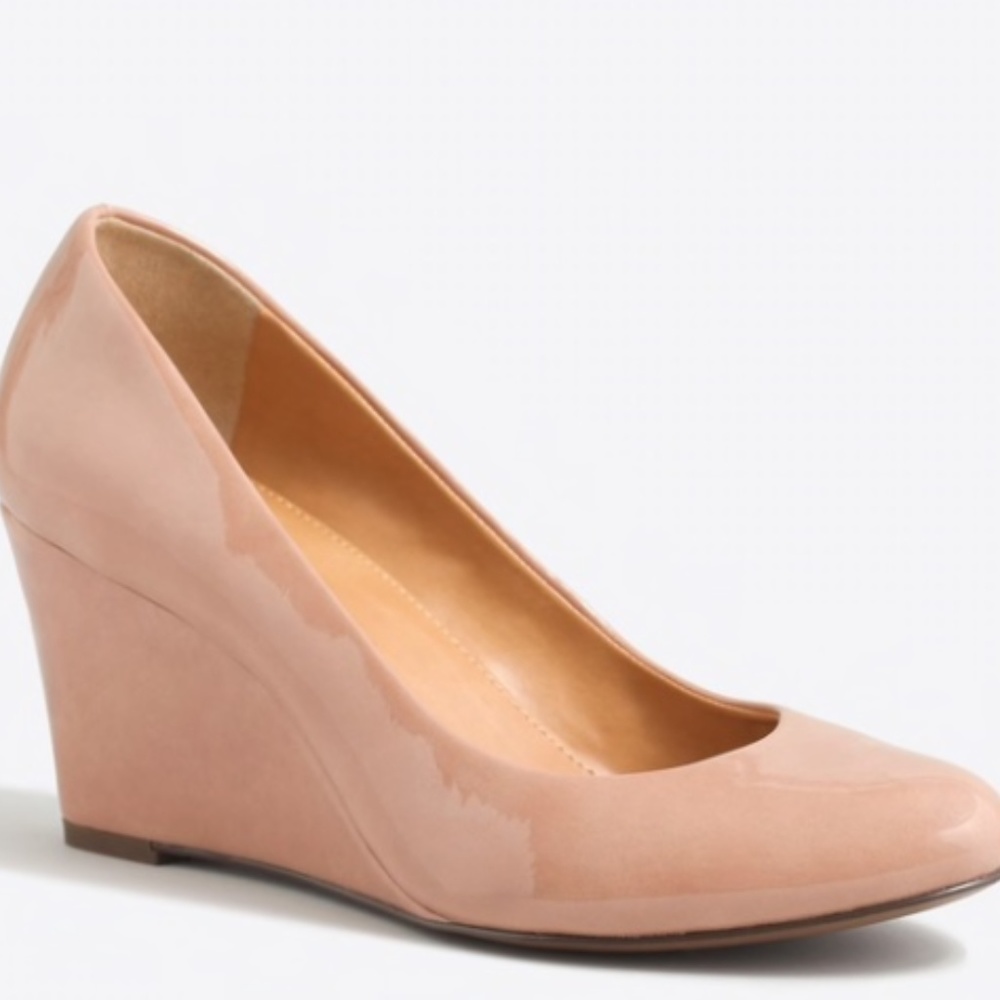 J Crew Sylvia Patent Wedge
